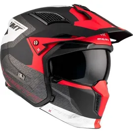 MT Helmets Streetfighter Sv Totem Grau/Rot XS