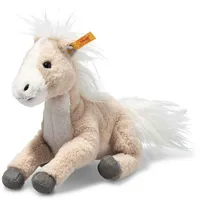 Steiff Soft Cuddly Friends Gola Schlenker-Pferd 18 cm Beige/Weiß