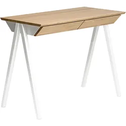 Vogel Schreibtisch klein weiße Beine