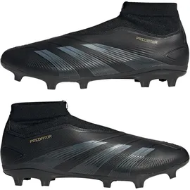 adidas Predator League Laceless FG Core Black / Carbon / Gold Metallic 42