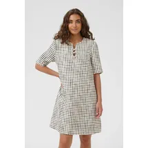 Culture Kleid Blusenkleid Schwarz/Weiß 36