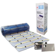 Jollytherm Aquaheat Professional Warmwasser Fußbodenheizung 20 m2 - 4 Heizmatten 6,2 x 0,8 m