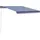 vidaXL Einziehbare Handbetrieben Markise 300 x 250 cm blau/weiß 3055184