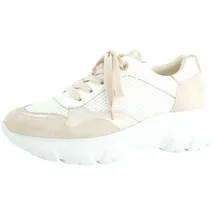 Paul Green Sneaker Low Damen Weiß/Beige 39