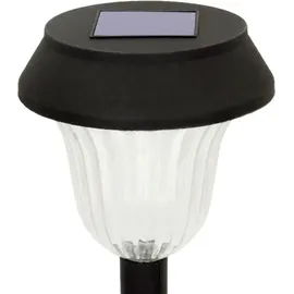 Aktive Solarleuchte transparent/weiß 6er Set inkl. Gartenspieß
