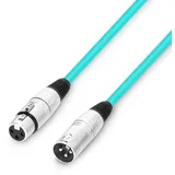 Adam Hall Cables 3 STAR MMF 0100 GRN - Mikrofonkabel XLR female auf XLR male 1 m grün