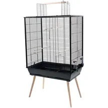 Zolux Vogelkäfig Neo Jili 160 x 110 x 50 cm schwarz/braun