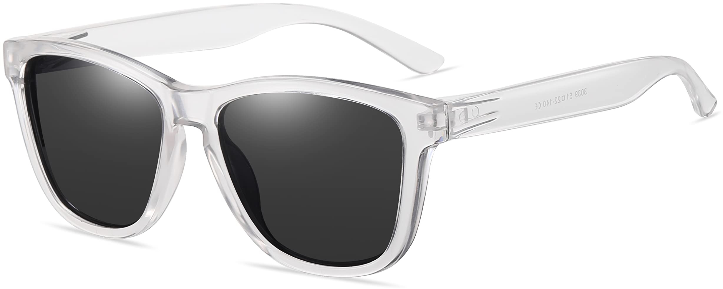 AMEXI Sonnenbrille-Herren-Damen-Polarisiert-Rechteckig-Sonnenbrillen Unisex Retro Klassische Vintage Polarisierte Brille UV400 Schutz Classic Sunglasses Eckig für Fahren - L