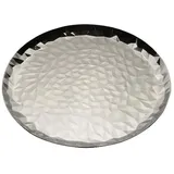 Alessi Tablett, aus Edelstahl Silberfarben