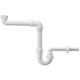 Haas + Sohn HAAS Raumsparsiphon Waschtisch Waschbecken 4832 Geruchsverschluss, DN 32,