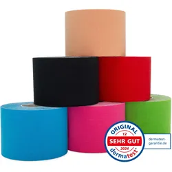 axion Kinesiologie Tapes 6 Rollen Misch-Set | Wasserfest und hautfreundlich bunt 50-74cm 0-12M