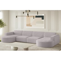 Fun Möbel Wohnlandschaft U-Form Sofa PALMA XL in Stoff