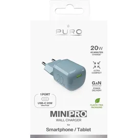 PURO MiniPro 20W USB-C - GAN Technologie - grün