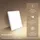 B.K.Licht LED Panel 1 24x24 cm eckig weiß
