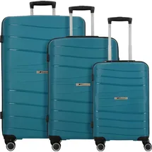 cocoono Leon Koffer-Set 3-tlg. blau/petrol