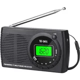 Batteriebetriebenes Transistorradio – Tragbares Radio – Kleines Radio – Mini-fm/am-notfallradio – Taschenradio – Ersatzradio – Batteriebetriebenes Radio