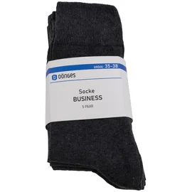 Dönges Baumwollsocke Business, grau, Größe 35-38