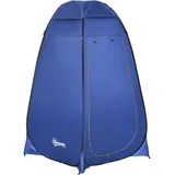 Outsunny Pop-up Duschzelt, Tragbare Toilettenzelt Mit Tragetasche Fenster Mobile Umkleidezelt Wc Zelt Privatsphäre Toilette Umkleidekabine Wurfzelt Lagerzelt Für Outdoor Camping Strand