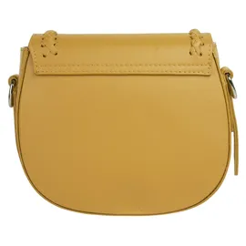 Cluty Umhängetasche Leder Gelb