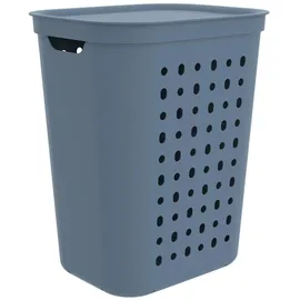 Rotho Wäschesammler Jona 55, Horizontblau
