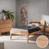 Massivholz »Los Angeles II« Kernbuche Massivholzbett 180x200 cm / 25 cm