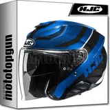 HJC Helmets F31 Naby Schwarz/Blau L