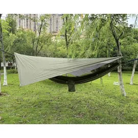 TRIZAND Doppelhängematte 260 x 140 cm Grün