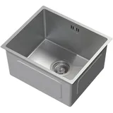 ML-Design Spülbecken Edelstahl 34x40 cm Rechteckig 1 Becken Klein mit Siphon