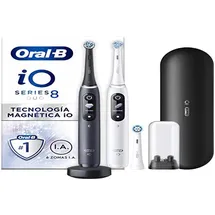 Oral-B iO Series 8 Black Onyx + 2. Handstück White Alabaster + Aufsteckbürste