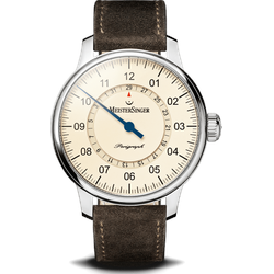 Meistersinger Klassik Plus Perigraph AM1003 - elfenbein,braun - 43mm