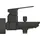 Grohe Cubeo Einhand-Wannenbatterie Matt Black