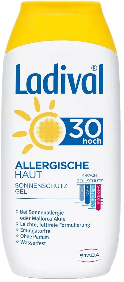 Preisvergleich Produktbild Ladival allergische Haut Sonnenschutzgel LSF30 200 ml