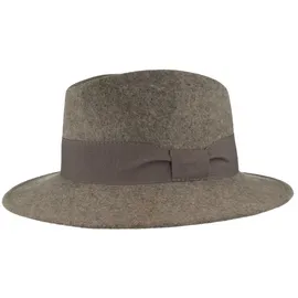 Breiter Filzhut grau M