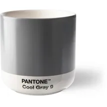 Copenhagen Design Pantone doppelwandiger Porzellan-Thermobecher Cortado, ohne Henkel, 190ml, Gray 9, Cool Grey 9