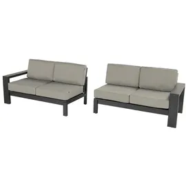 Hartman Titan Sofa Set Gartenlounge grau