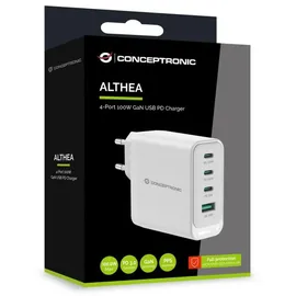 Conceptronic ALTHEA22W100 4-Port-100-W-USB-Ladegerät