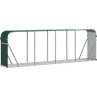 VidaXL Kaminholzunterstand, Grün 300 x 45 x 100 cm