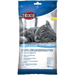 TRIXIE Katzentoilette Katzentoilettenbeutel Größe: L / Maße: bis 46 x 59 cm / Inhalt: 10 Stück