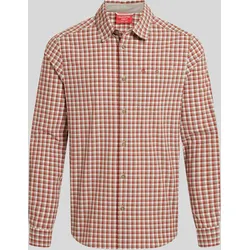 Craghoppers Herren NosiLife Nuoro Check Langarmhemd - M - Red Beach Check