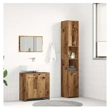 vidaXL Badmöbel-Set Altholz-Optik 3-tlg. Braun