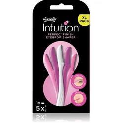 Wilkinson Sword Intuition Perfect Finish Eyebrow Shaper Rasierer für die Augenbrauen 5 St.