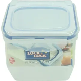 Lock & Lock LocknLock PP Classic Küchen Caddy mit Klappdeckel | 5L | 25,7 x 15,7 x 19,1 cm | 100 % luftdicht-& auslaufsichere Schüttdose | Luftdichte Aufbewahrungsbox für Lebensmittel | Müslispender