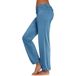 Haremshose BUFFALO, Damen, Gr. 48/50, N-Gr, grün (petrol), Web, Obermaterial: 100% Viskose, unifarben, modisch, bequem lang, Hosen, mit gerafftem Umschlagbund