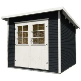 Weka Gartenhaus 219 2,35 x 2,40 m anthrazit