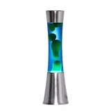 Lava Lampe Blau Grün, Lavalampe Retro, 39,5 cm, Partykeller, Geschenkidee Weihnachten, G9 30 W mit Kabelschalter, inklusive Leuchtmittel, Vulkan Lampe