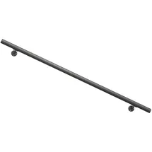 DOLLE Handlaufset zur Wandmontage 1,5m Aluminium anthrazit, rund