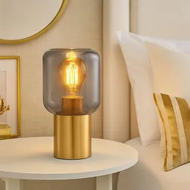 GLOBO Tischlampe Messing Gold