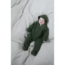 Engel Kinder Kapuzen Overall (Größe 50 , oliv)