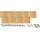 Tetzner & Jentzsch Sichtschutzelement 180 x 0 cm Beige/Massivholz