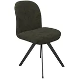 Livetastic Stuhl, Grün, Metall, Textil, Flachrohr, 47x91x61 cm, Esszimmer, Stühle, Esszimmerstühle